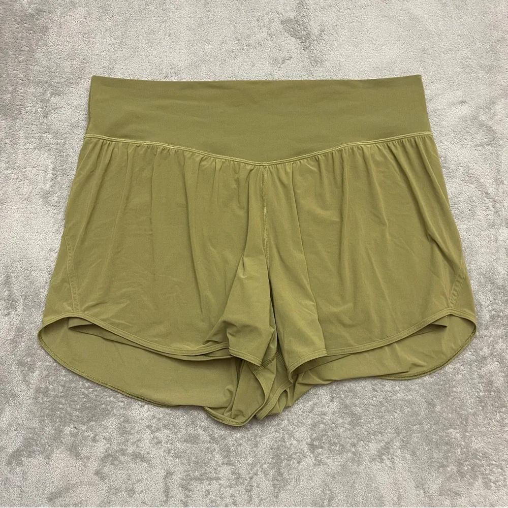 Lululemon Nulu and Mesh High Rise Yogo Shorts 3.5